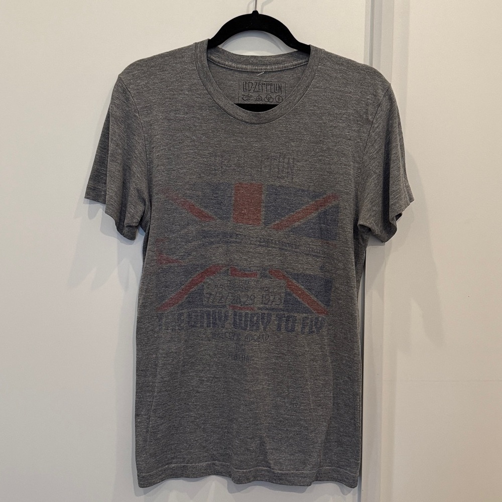 Led Zeppelin Grey Band Tee Vintage Tee